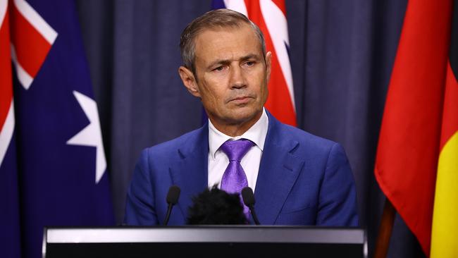 ‘We are the engine room of the nation’s economy when it comes to our iron ore industry, oil and gas, and, of course, other mining activity’: Western Australia Health Minister Roger Cook. Picture: Getty Images