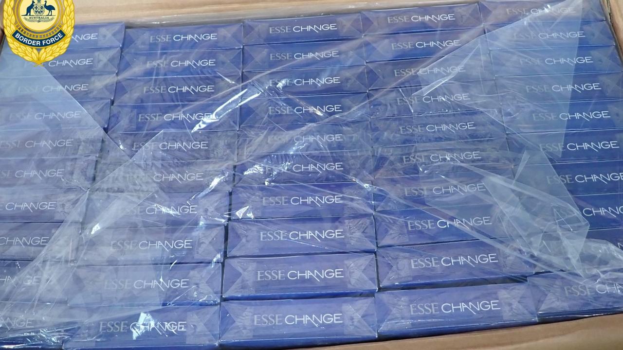 Illegal cigarettes are still being sold at hundreds of retailers despite crackdown efforts. Picture: Australian Border Force/Supplied