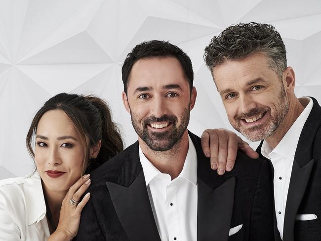 Masterchef Australia 2021 judges Melissa Leong, Andy Allen and Jock Zonfrillo. Picture: Network Ten