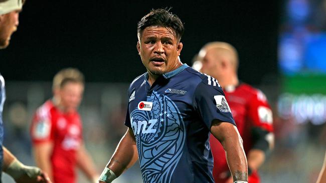 Keven Mealamu of the Blues had been handed a breather this weekend.