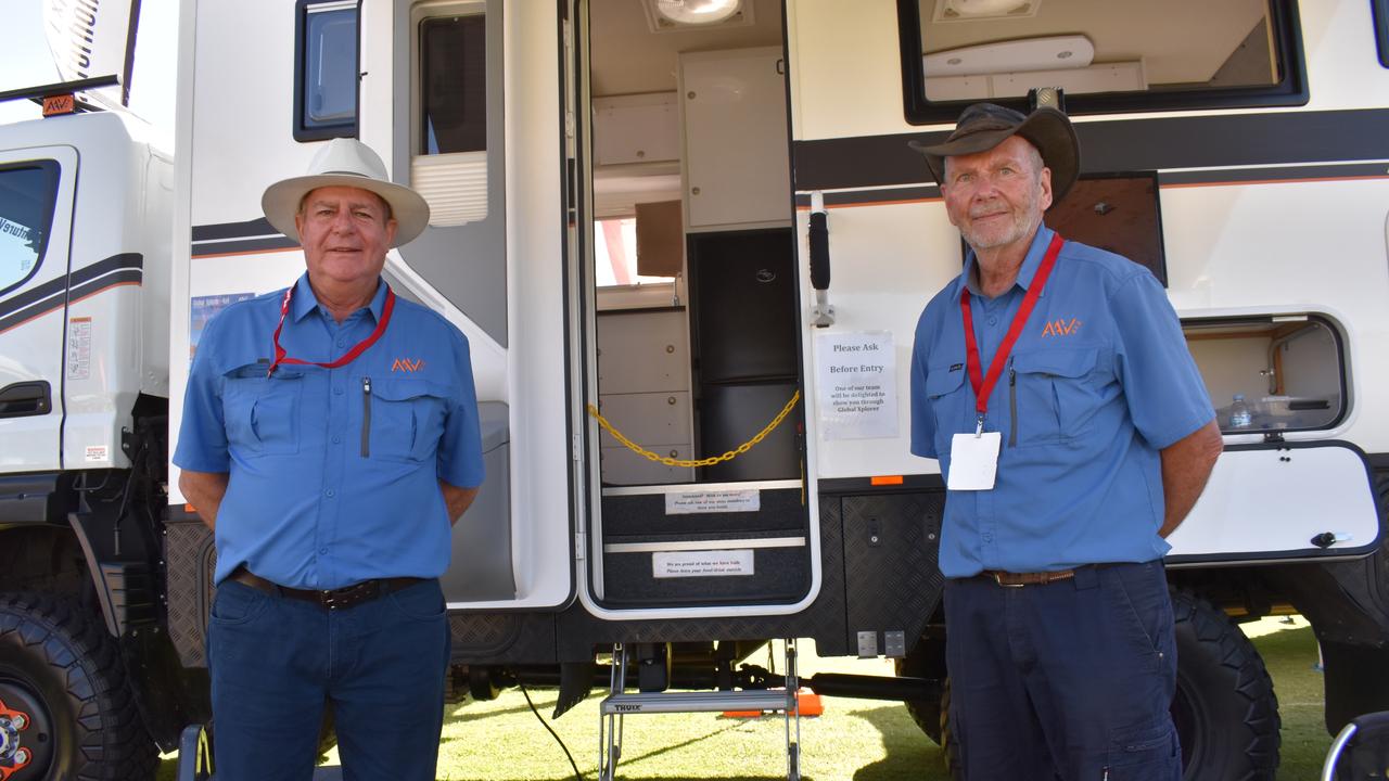 Andrew Millar and Kym Bolton from Australian Adventure Vehicles.