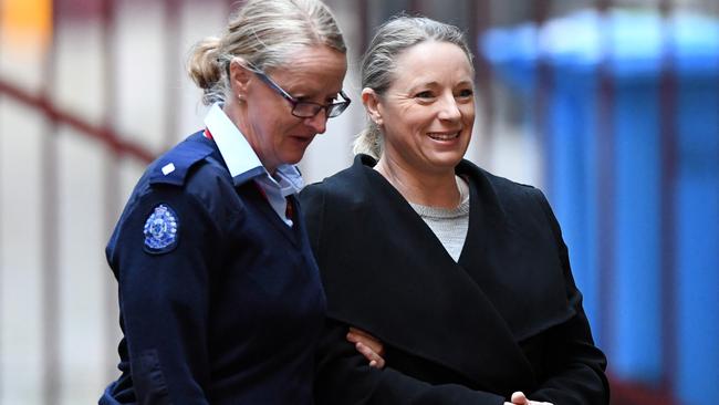 Robyn Lindholm arrives at the Supreme Court of Victoria in September 2019.