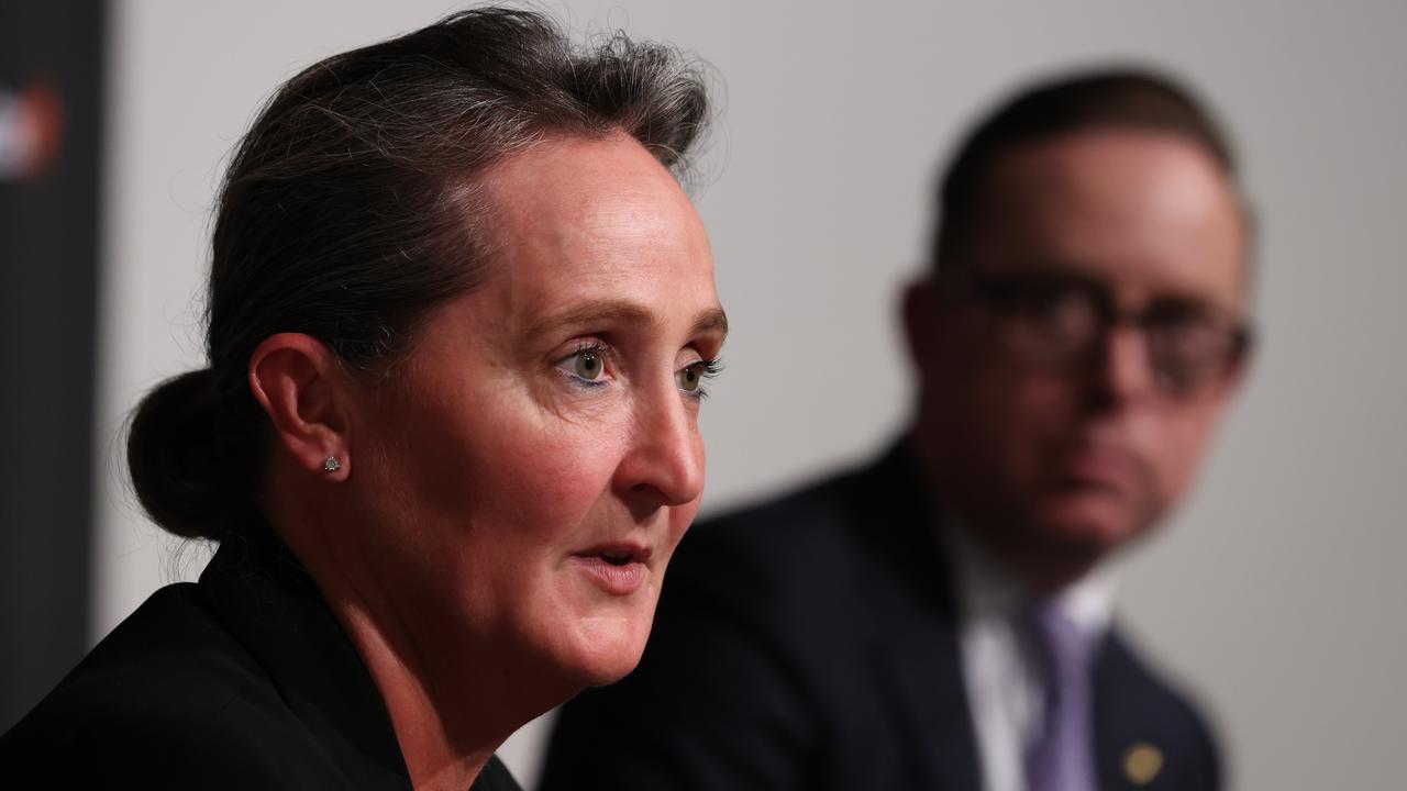 Chief financial officer Vanessa Hudson at Qantas’ head office in Sydney. Picture: Dylan Coker/NCA NewsWire