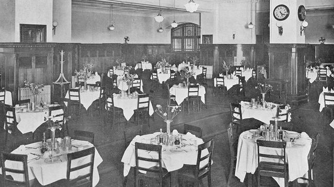 Old photos of the Overland Dining Hall. Pics Supplied.