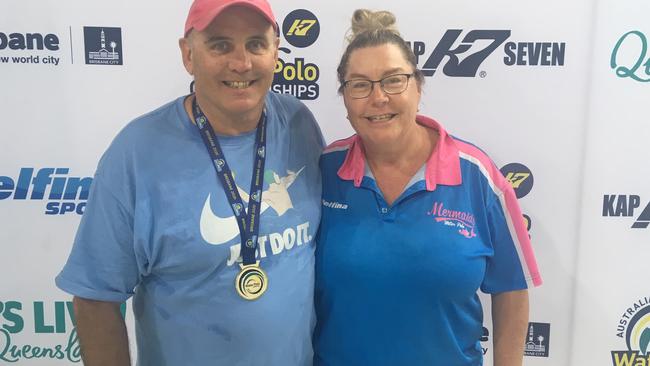 Lance and Nicola Johnson, founders of the Mermaids Water Polo Club.