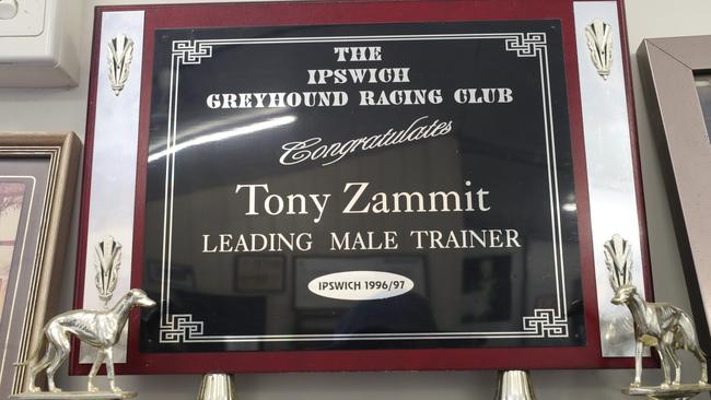 Gold Coast’s Tony Zammit has spent his entire career training greyhounds. Picture: Glenn Hampson.