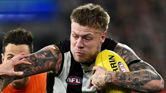 De Goey was sensational in the Pies’ prelim final win. Picture: Quinn Rooney/Getty Images