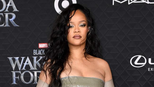 Barbadian singer Rihanna at the world premiere of Black Panther: Wakanda Forever in Hollywood last month. Picture: AFP