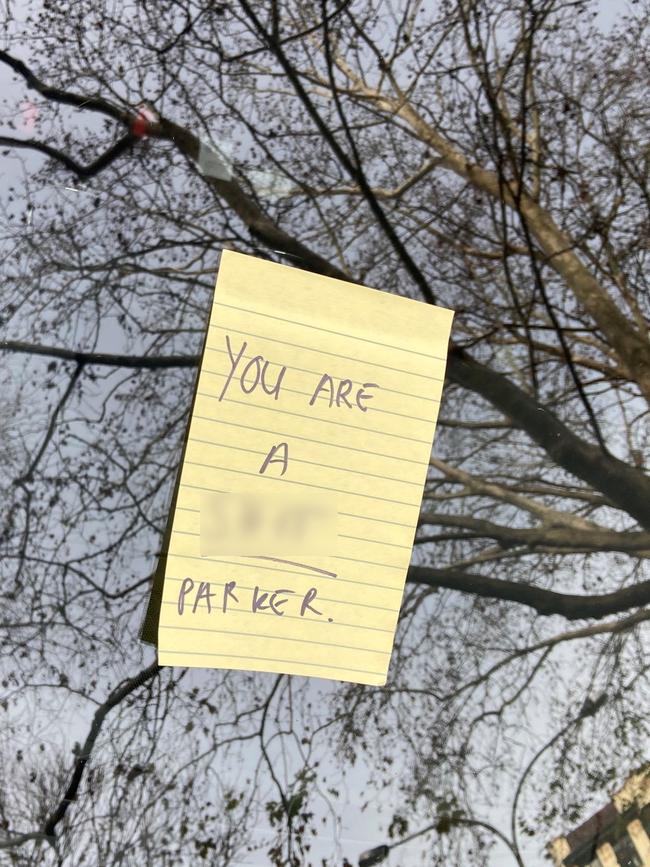 The P Plater was told he was a ‘sh** parker’. Picture: Twitter/MKarstunen