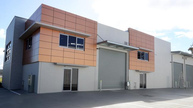 The virtually complete 'prestige' industrial units at Coomera. Photo by Richard Gosling