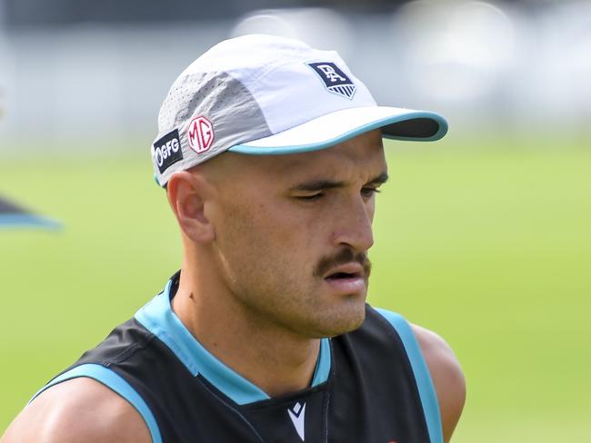 DECEMBER 16     2024Port Adelaide training at Alberton Oval.Picture: Roy VanDerVegt