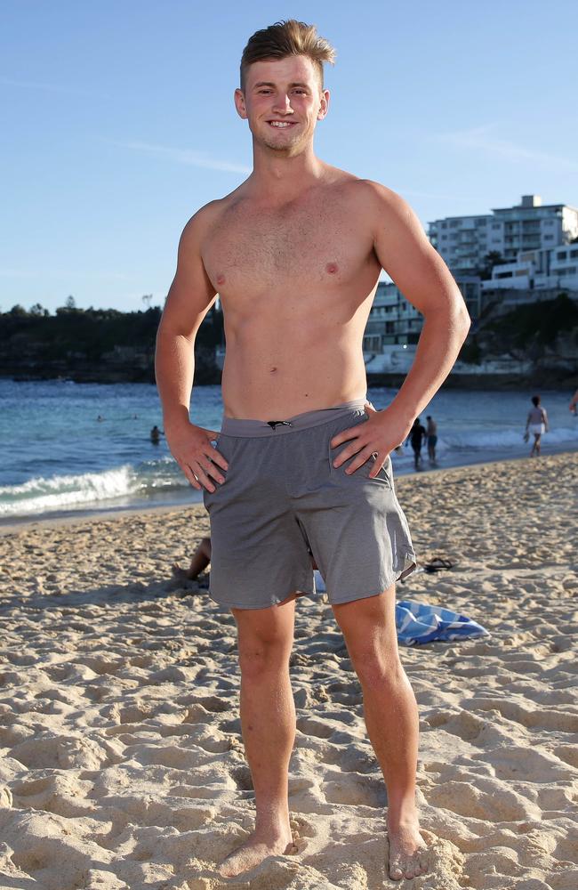 Adam McDermott at Bondi Beach. Picture: Christian Gilles