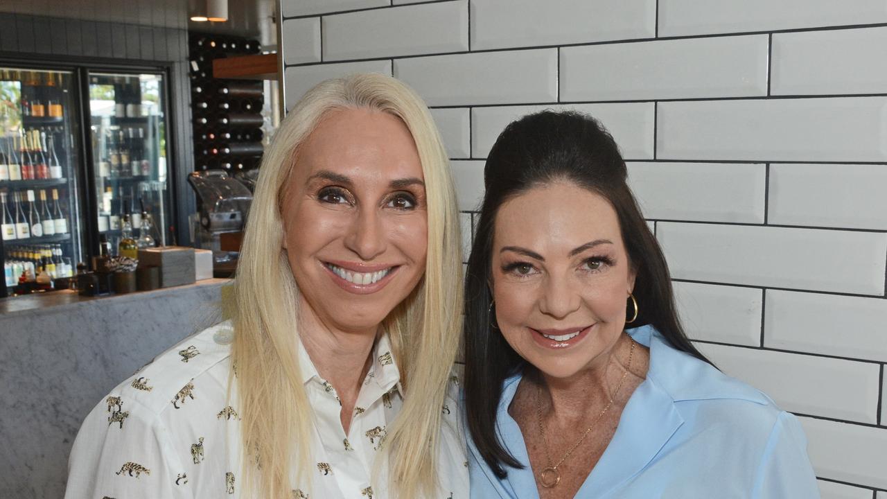 Peta Cotterill and Cherie Uzan at Early Risers Gold Coast Women in Business breakfast at Edgewater Dining, Isle of Capri. Pic: Regina King