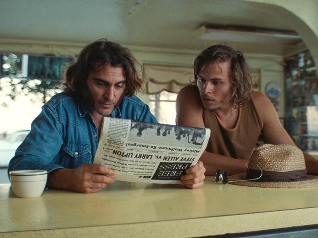 Drugged-up ... Joaquin Phoenix is a private-eye in Inherent Vice.