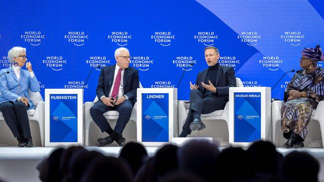 The muted agenda at the World Economic Forum in Davos was a worrying sign of the failure to understand the October 7 attacks on Israel. Picture: AFP