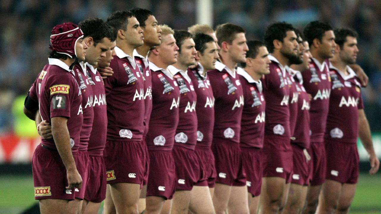 Singing of the national anthem at State of Origin has been part of the game.