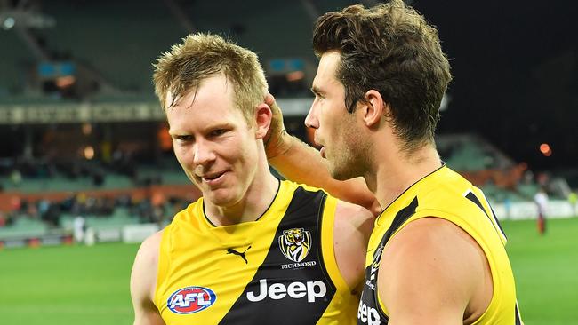 Jack Riewoldt and Alex Rance have been key figures in Richmond’s transformation into a regular premiership contender. Picture: Getty Images.