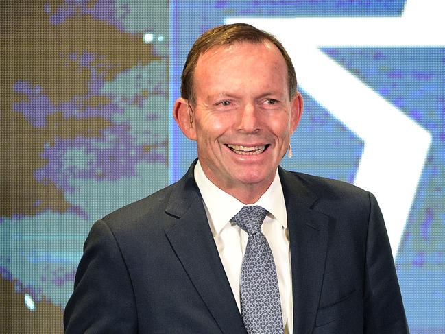 Tony Abbott blamed Malcolm Turnbull for his ousting as PM. Picture: AAP