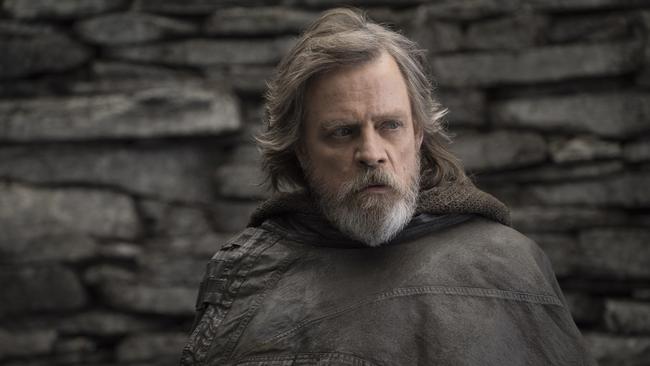 Mark Hamill as Luke Skywalker.