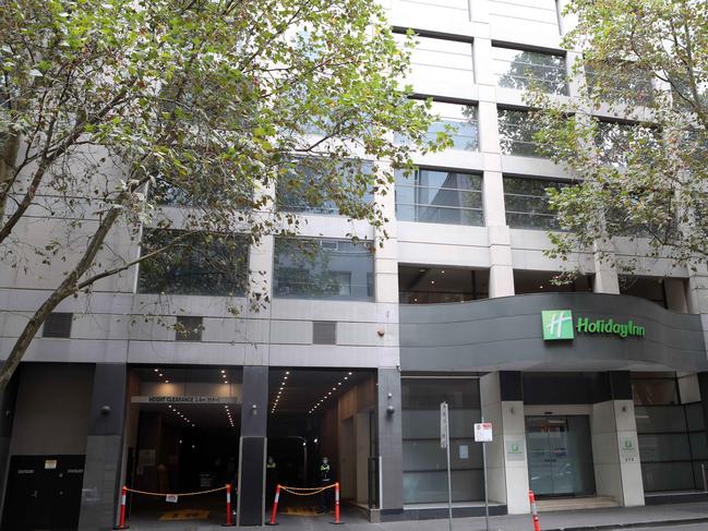 The Holiday Inn in Flinders Lane, Melbourne. Picture Rebecca Michael