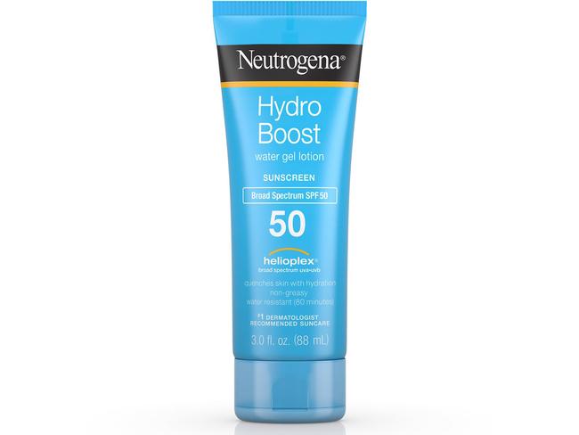 NEUTROGENA SPF50+ HYDRO BOOST SUNSCREEN. Picture: Supplied