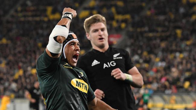 The Springboks have pulled off a win for the ages beating the All Blacks at home.