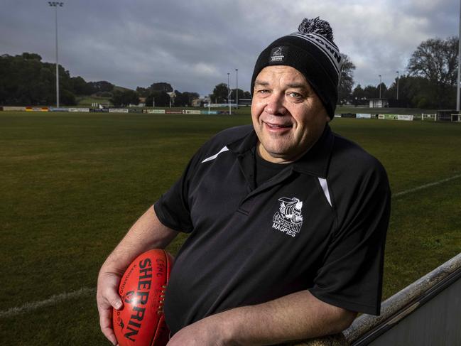 The Weekly Times- Peter Conheady.Long-time volunteer for Camperdown Football Netball Club and the Hampden Football League. Picture- Nicole Cleary