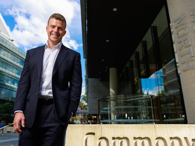 Australian Olympic Rugby Sevens captain, Nick Malouf, has retired from sport to begin life in the corporate world with Commonwealth Bank. Picture: Justin Lloyd.