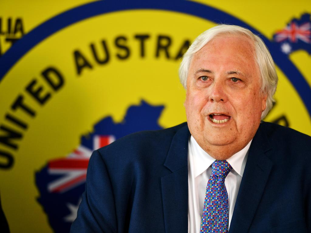Clive Palmer. Picture: Alix Sweeney