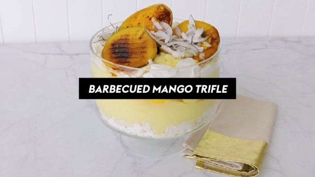 Barbequed Mango Trifle