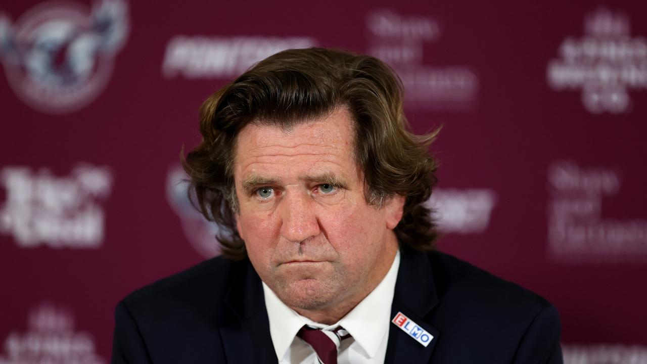 Des Hasler wasn’t happy with how the season ended. Photo by Brendon Thorne/Getty Images