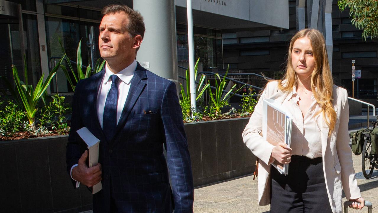 Defence lawyer David Jones questioned the Optus technician about the movement of Mr Rebelo’s phone on the morning his mother died. Picture: NewsWire / Ross Swanborough.