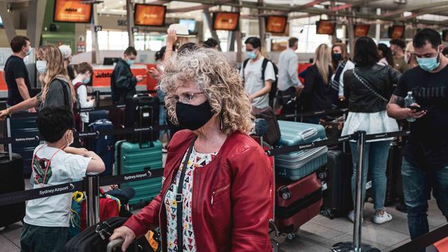 Travel plans have been thrown into disarray by the outbreak. Picture: NCA NewsWire/Flavio Brancaleone