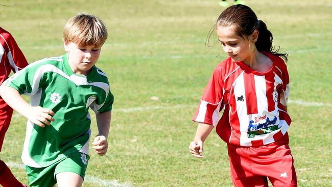 (File photo of Ava O’Connell when she competed in the Under 8 Granville versus Sunbury game.)