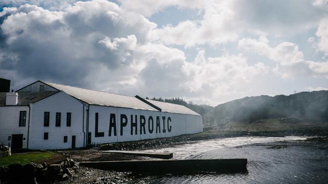 From the peat kilns we’re taken to see the copper stills, and from there it’s to the warehouses, where the spirit is stored until it becomes whisky. Picture: Supplied