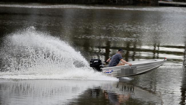 Tinny hoons have long been an issue on Gold Coast’s waterways. Picture: Jerad Williams