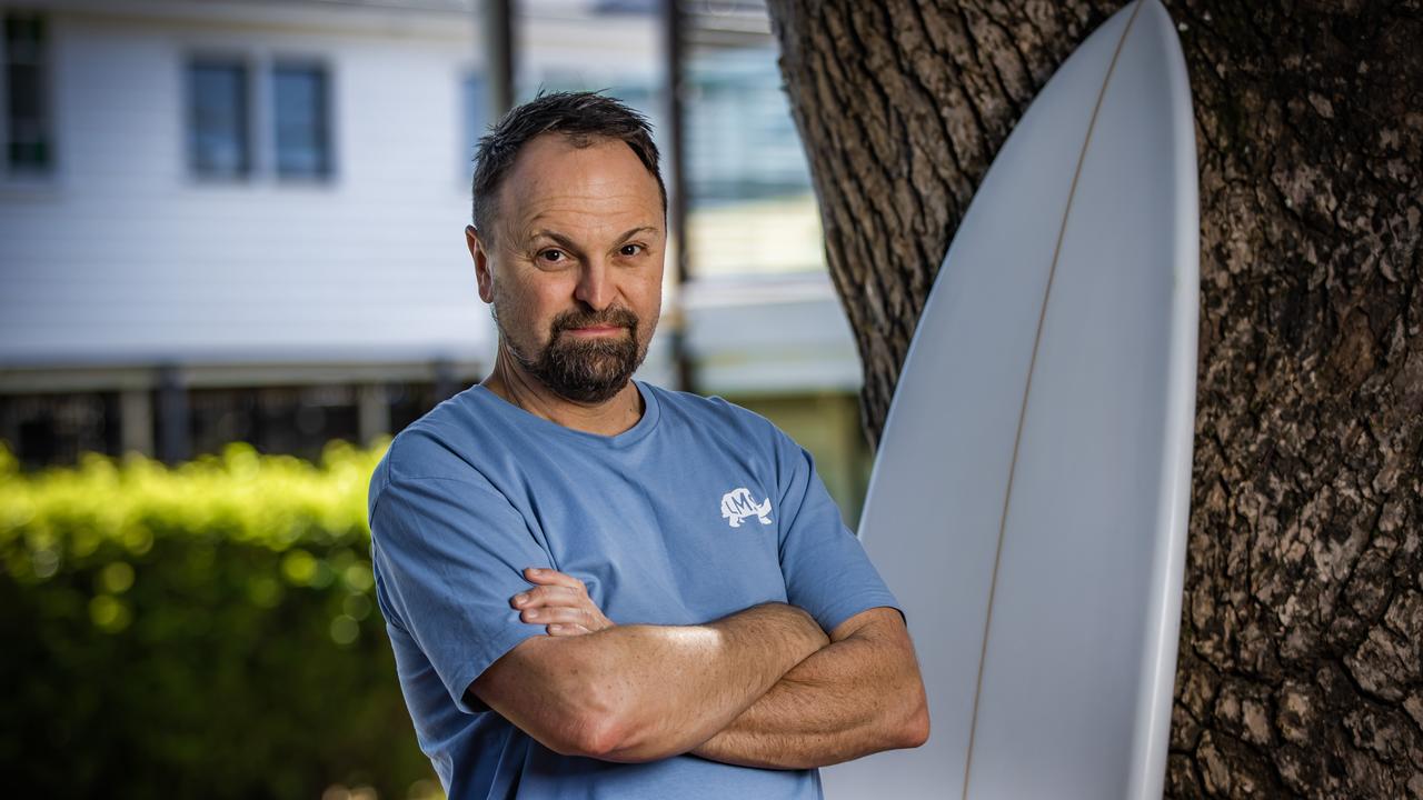 Steven Bradbury is receiving a bravery award for helping to save four drowning teens at a Caloundra beach on March 5, 2022. Picture: Nigel Hallett