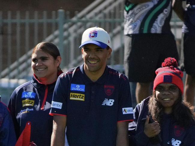 Alice Springs local Ricky Mentha Jnr with the Nyrippi Demons at Traeger Park, Sunday June 1, 2025. Picture: Melbourne Demons