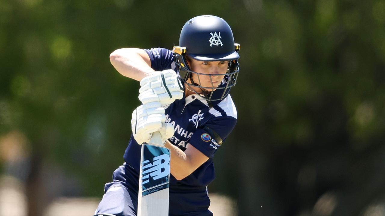 Sophie Molineux, captain of Victoria during the WNCL. Photo by Sarah Reed/Getty Images