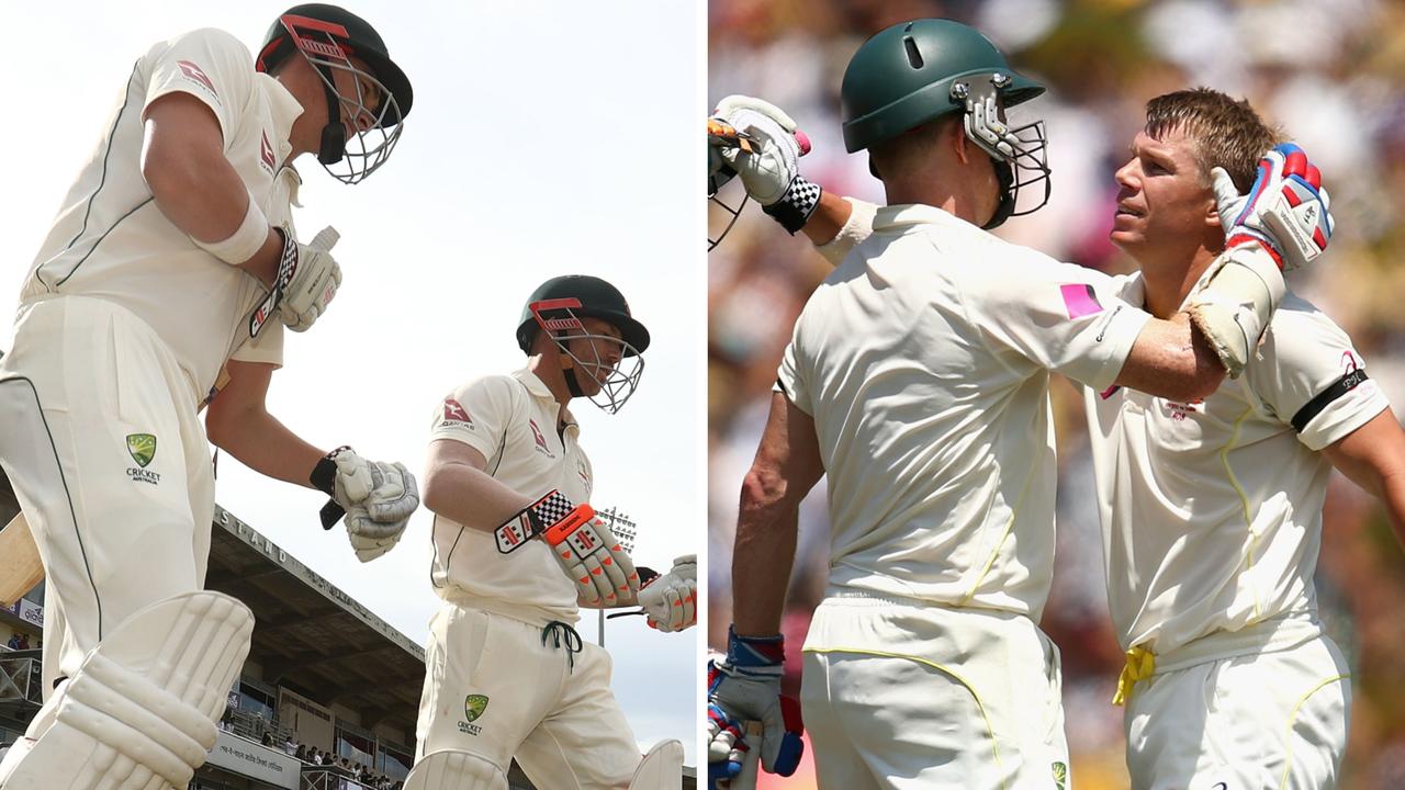 David Warner opens a Test match for the final time in Sydney.