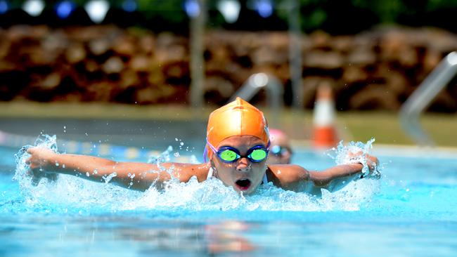 Oasis Pools at Banora Point is used for swim training and school carnivals.