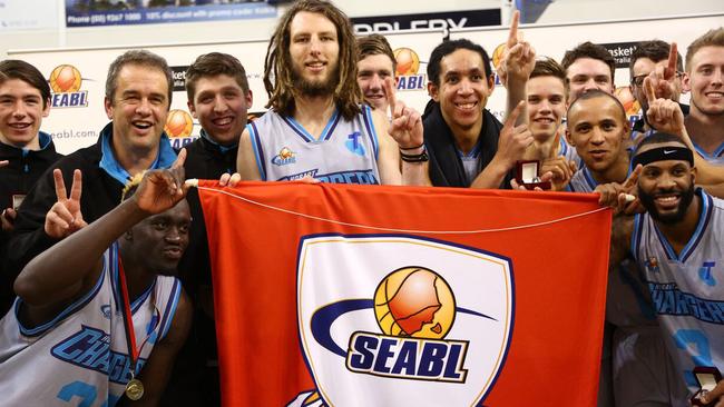 Basketball. Hobart Chargers 2018 SEABL Champions. Picture: SEABL