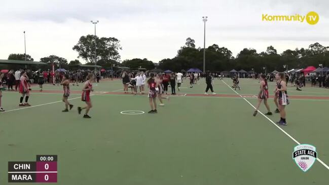 Replay: Netball Queensland State Age Titles - Chinchilla Flames v Maranoa (U13)