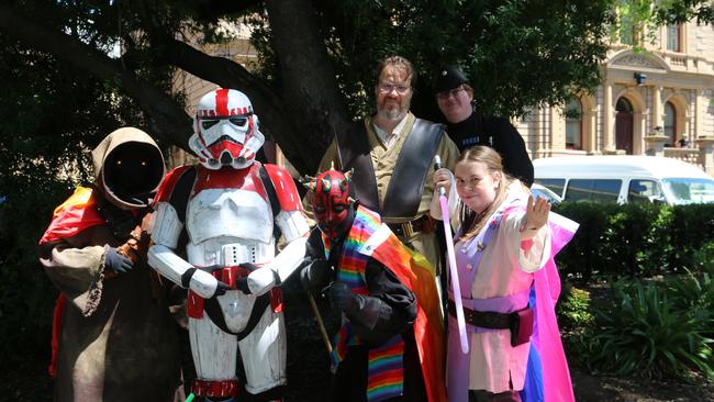 TasPride pride march Hobart 2025. Picture: Elise Kaine
