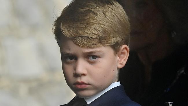 George is now the same age, or thereabouts, when William was forced to watch his mother’s suffering play out for all the world to watch too. Picture: Getty Images