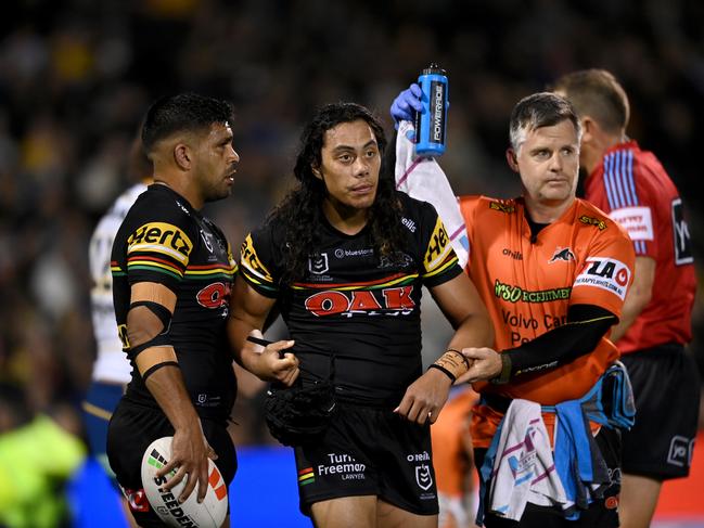 Jarome Luai is pushing to return from injury for the preliminary final. Picture: NRL Photos