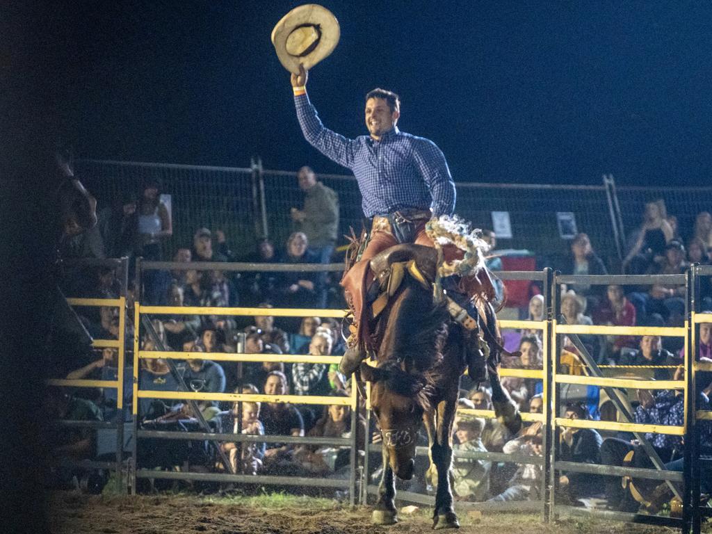 Jordan Iker at Gargett Rodeo Saturday 3 June 2023 Picture: Michaela Harlow