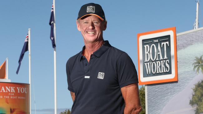 Tony Longhurst, who owns The Boat Works marina at Coomera. He has major new upgrades underway. Picture by Scott Fletcher