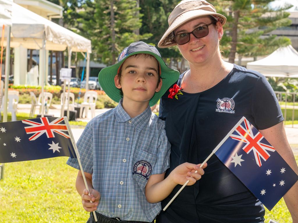 Nathan Lee and Angela Lee ANZAC Day Mackay Friday 25 April 2025 Picture:Michaela Harlow