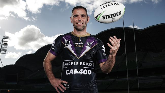 Cameron Smith will play his 400th game for the Melbourne Storm on Saturday night. Picture: Getty Images